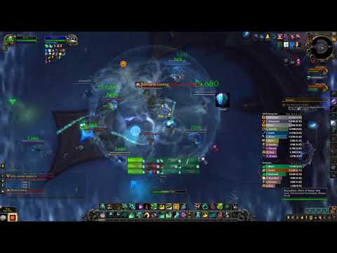 WoW Fist - Mistweaver Heal Monk The Eternal Palace The Queen's Court  POV (PTR-Kill)