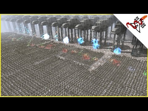 REBELS vs AT-AT WALKERS - Star Wars: Galaxy at War MOD