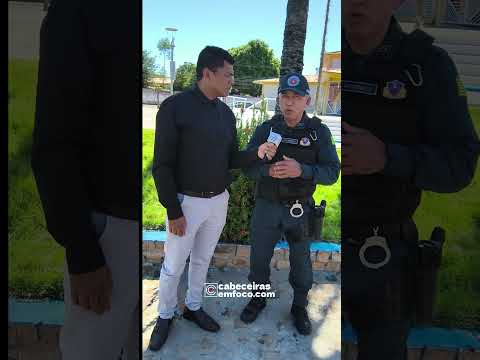 Subtenente S. Barbosa Fala sobre a segurança no período dos Festejos em Cabeceiras do Piauí