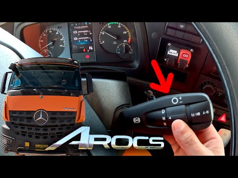 Mercedes Benz Arocs - Gearbox, controls and functions, on-board display