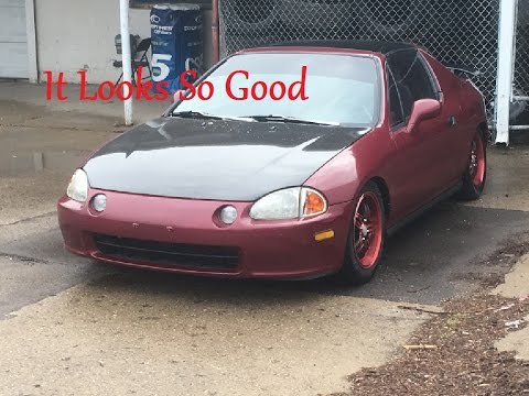 Installing coilover sleeves on the del sol (DNA Coils)