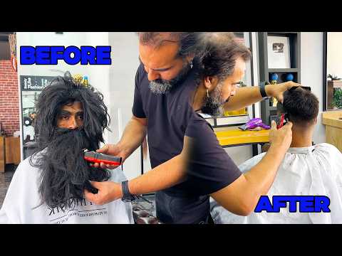 THE HAIRDRESSER STRUCK GOLD! 💰 ASMR Homeless Awareness 🥰 INCREDIBLE Transformation ❤