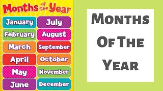 Months of the year, 12 months name with spelling