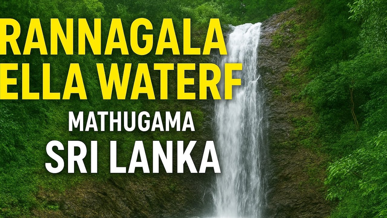 Rannagala Ella Waterfall | Hidden Gem in Mathugama Sri Lanka | Travel Vlog 🍃
