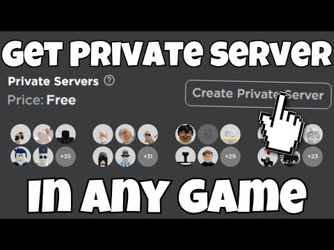 How To Get A Private Server In Any Game FOR FREE 2024