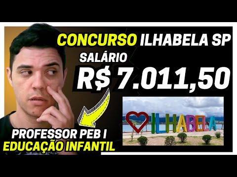CONCURSO PROFESSOR ILHABELA SP 2024