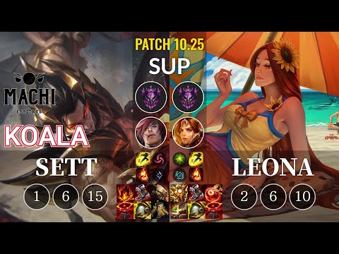 MCX Koala Sett vs Leona Sup - KR Patch 10.25