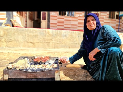 Sari, Homeless Nomadic Mother | Making Handmade Traditional Kebab with Love