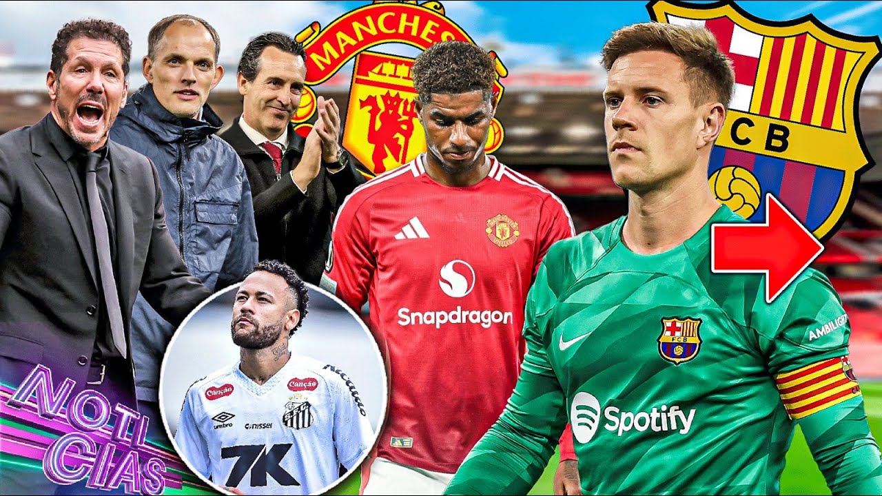 Ter Stegen FUERA | ¿Rashford vuelve al United? | Más candidatos a DT en Manchester  | Neymar renueva