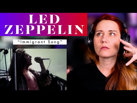 I recognize this! Opera Singer realizes she's heard Led Zeppelin! Vocal ANALYSIS of "Immigrant Song"