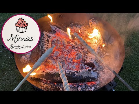 Bestes Stockbrot Rezept / süß oder deftig /Grillrezept / für Kinder/ Trockenhefe/ Minnies Backstudio