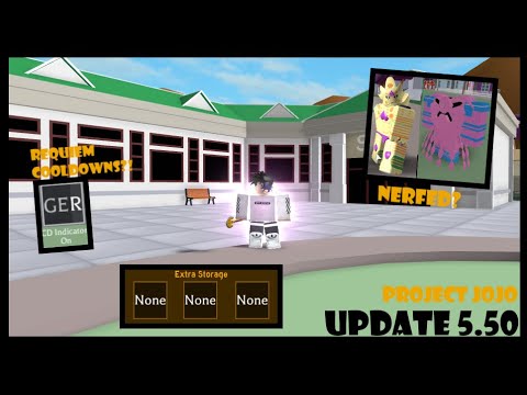 Stat Changes + Free Item Storage! | Update V5.50 | Project Jojo