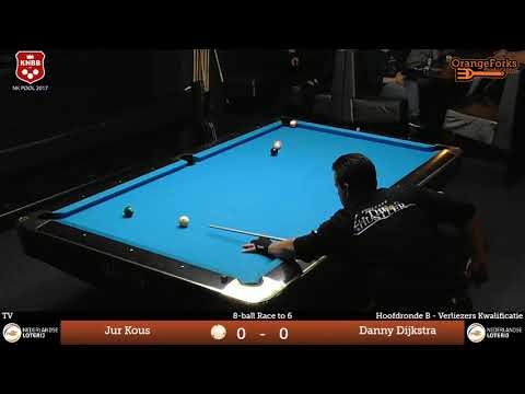 NK 8-ball 2017 | Jur Kous v Danny Dijkstra | Hoofdronde B