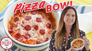 2 Minute Microwave Pizza Bowl Recipe