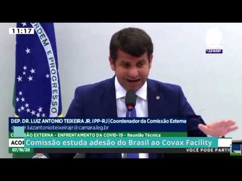 Comissão estuda adesão do Brasil ao Covax Facility – 07/10/20