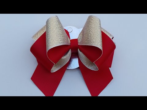 Dica Fácil🎀 LAÇO Formoso Maravilha❤️ LUXO - Fim de Ano DIY- PAP✅ Muito lindo