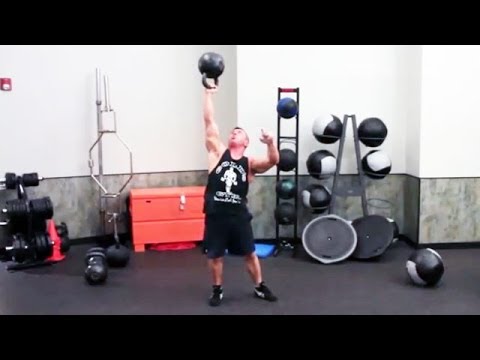 Ed Tessel - bottom up press 48 kg kettlebell each hand / Жим гири 48 кг вверх дном