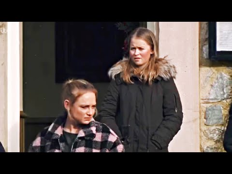 Liv Flaherty 2nd January 2020 Part 2 - cain and moira argue in front of the village