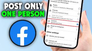 How to post on facebook for only one person - New Update