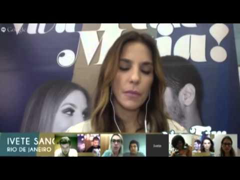HANGOUT IVETE E CRIOLO - LANçAMENTO CD VIVA TIM MAIA