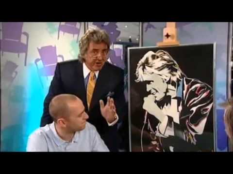 Dickinson's Real Deal - Billy Fury Watercolor Portrait