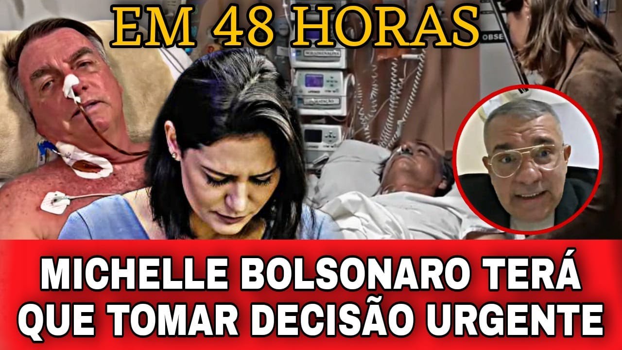 URGENTE: MICHELLE BOLSONARO VAI TER QUE TOMAR UMA DECISÃO EM 48 HORAS AP REGINALDO ROLIM