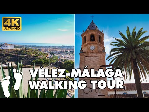 VÉLEZ-MÁLAGA Spain Costa del Sol ► Walking Tour 4K ►