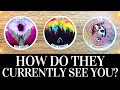 PICK A CARD ️ HOW DO THEY CURRENTLY SEE YOU WHAT THEY THINK OF YOU ️ Love Tarot Reading