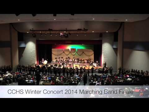 CCHS Winter Concert 2014 - Marching Band Finale