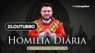 Daily Homily with Father Mario Sartori on @TVEvangelizarOficial | 10/25/25