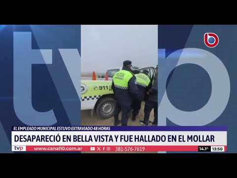 Empleado municipal: desapareció en Bella Vista y apareció en El Mollar