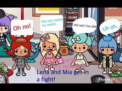 Toca life Cuphead Season 2 Episode 11: Lena And Mia Get In A Fight!😤😨