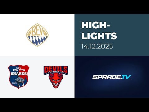 14.12.2025 - Highlights - ESC Kempten vs. Devils Ulm/Neu-Ulm