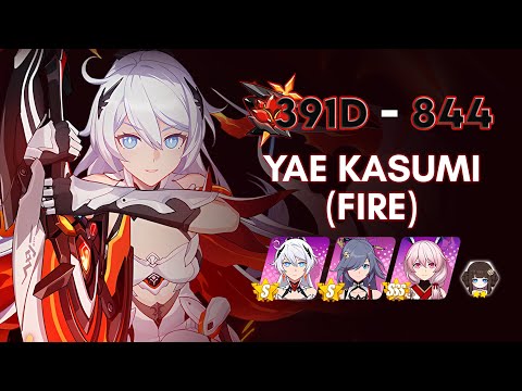 [Ex Abyss] RL D391: Yae Kasumi (Fire Side) 844 - HFS (S.0)/AE (S.0)/SR, 2* Fuxi | HI 3 SEA