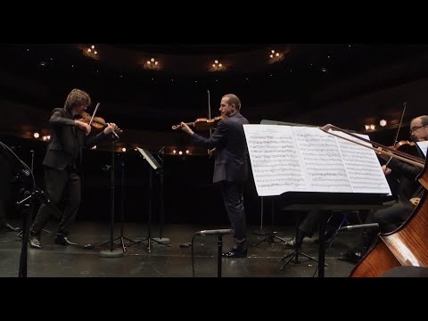 BACH double concerto BWV1041 , Hugues Borsarello, Fabien Boudot, Orchestre National de Bretagne