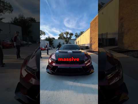 The new mustang is so wide it was almost a truck.