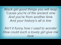 Lenny Kravitz - Black Girl Lyrics