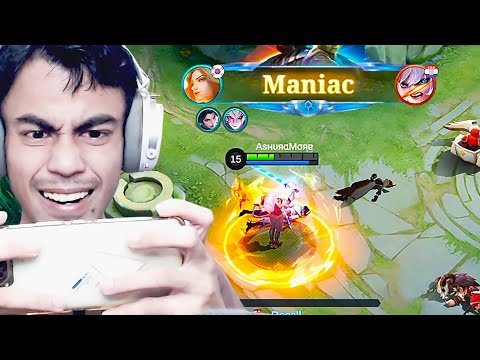 MANIAC !! LANCELOT HUNTING ENEMIES - MOBILE LEGENDS
