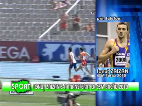 Ionuţ Zaizan s-a transferat la CSM Bacău 2010   - www.1tvbacau.ro (06.11.2013)