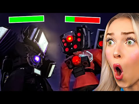 Skibidi Toilet 1-68 With ACCURATE HEALTH BARS (full fight)