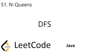 YouTube video 'LeetCode 51 | N-Queens | DFS | Java'