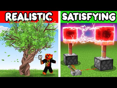 ULTRA REALISTIC vs MOST SATISFYING in Minecraft