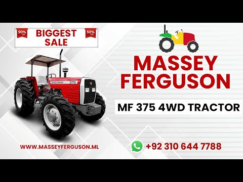 Massey Ferguson MF 375-4WD - 75HP Tractors For Sale in Mali - Massey Ferguson Tractors Mali