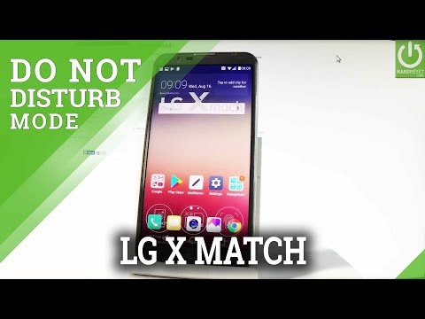 Do Not Disturb Mode in LG X Mach - Set Up Do Not Disturb