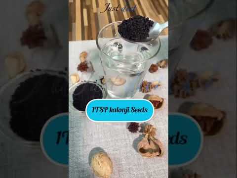 Kalonji seeds water #kalonji #kalonjiseedswater
