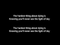 Senses Fail One Eight Seven Lyrics