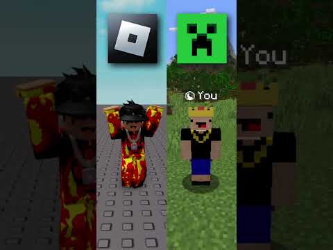 Roblox Vs Minecraft 🔥😱 #shorts #roblox #minecraft
