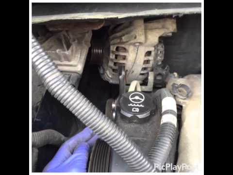 Buick rendezvous alternator replacement