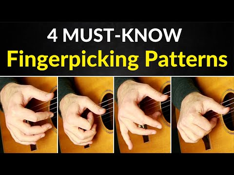 Top 4 Fingerpicking Guitar Patterns (Travis Picking Style)