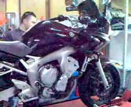 yamaha fazer sound with devil exhaust system